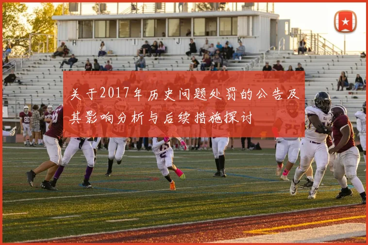 关于2017年历史问题处罚的公告及其影响分析与后续措施探讨